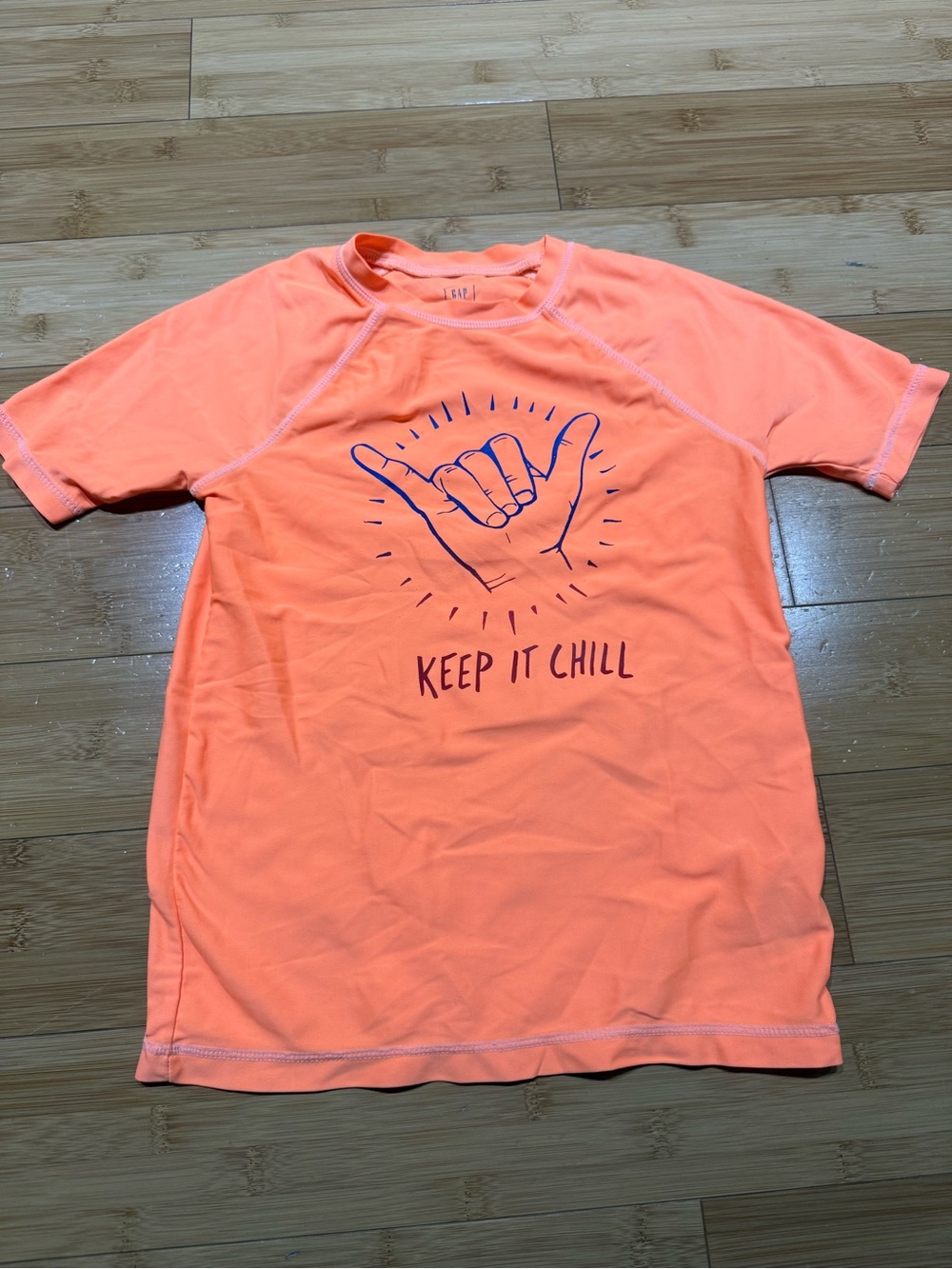 GAP Kids Neon Orange Short-Sleeve Tee